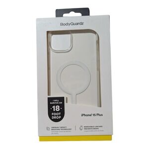 O4. BodyGuardz ACE Pro MagSafe Case For Apple iPhone 15 Plus (6.7 2023) -‎ Clear